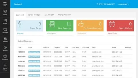 Admin booking