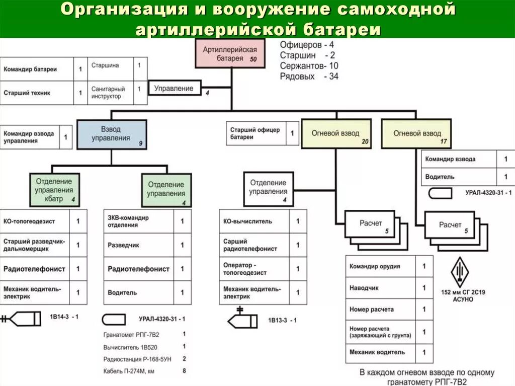 Командир батальона какая должность. 1с структура полка батальона. Организационно штатная структура артиллерийского дивизиона. Штатная структура артиллерийской батареи. Самоходно Артиллерийская батарея структура.