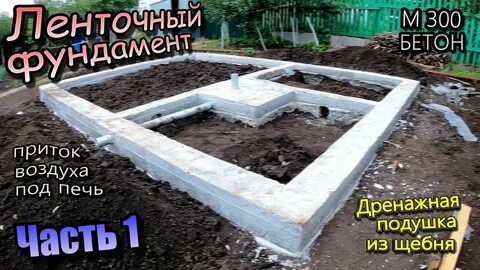 Бетон для фундамента бани