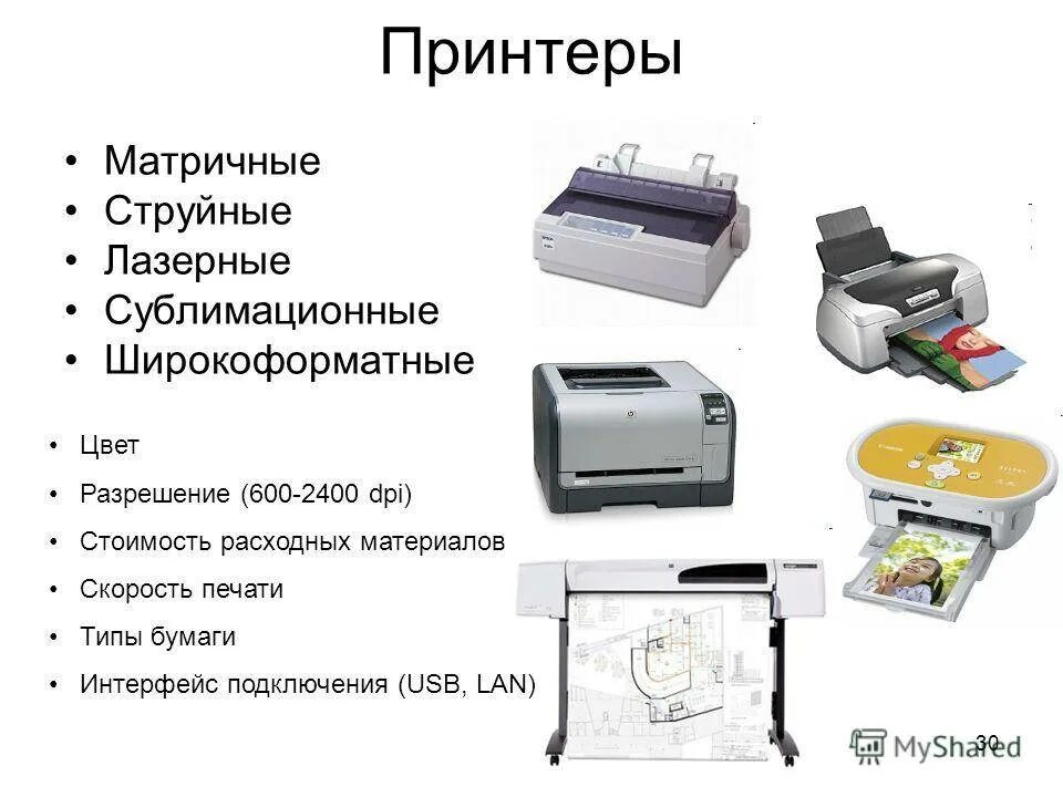 Какое разрешение у принтера
