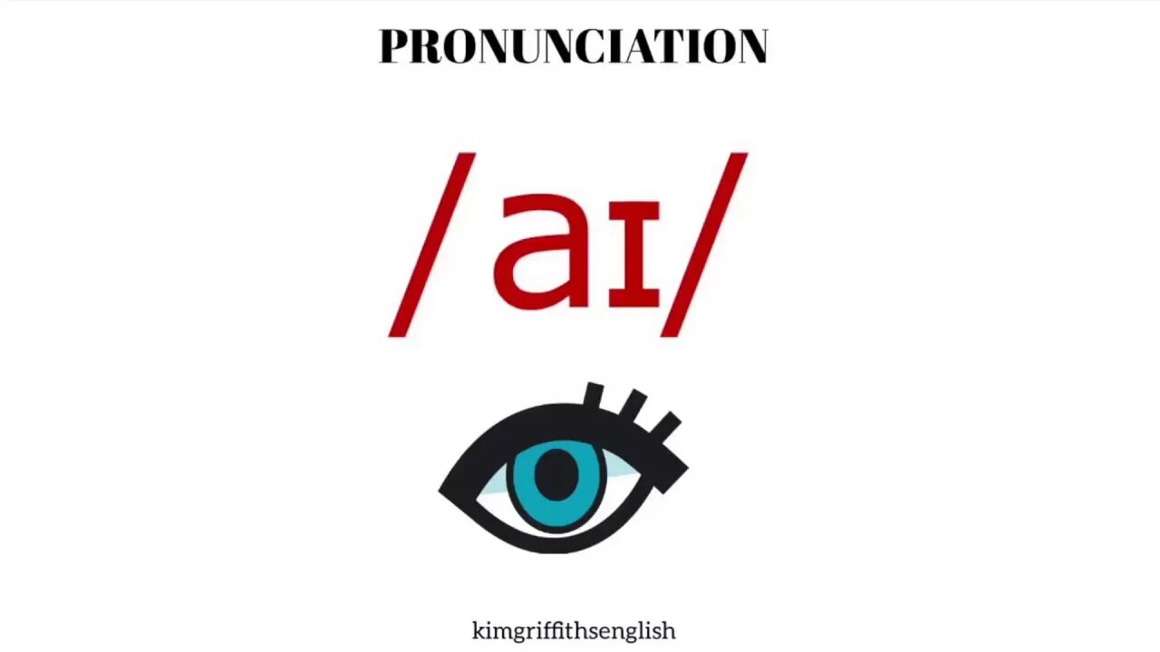 Глаз звуки. Pronunciation a ai. Звук ai. Pronunciation u. Глаза на английском.