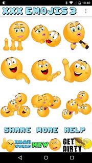 XXX Emojis 3 by Empires Mobile - Adult App Adult Emojis - Dirty Emoji.