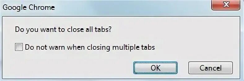 Warn message