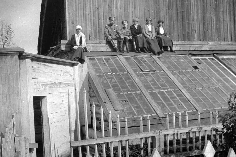 Tsar Nicholas II of Russia in captivity at the Governor's Mansion at Tobolsk. "A