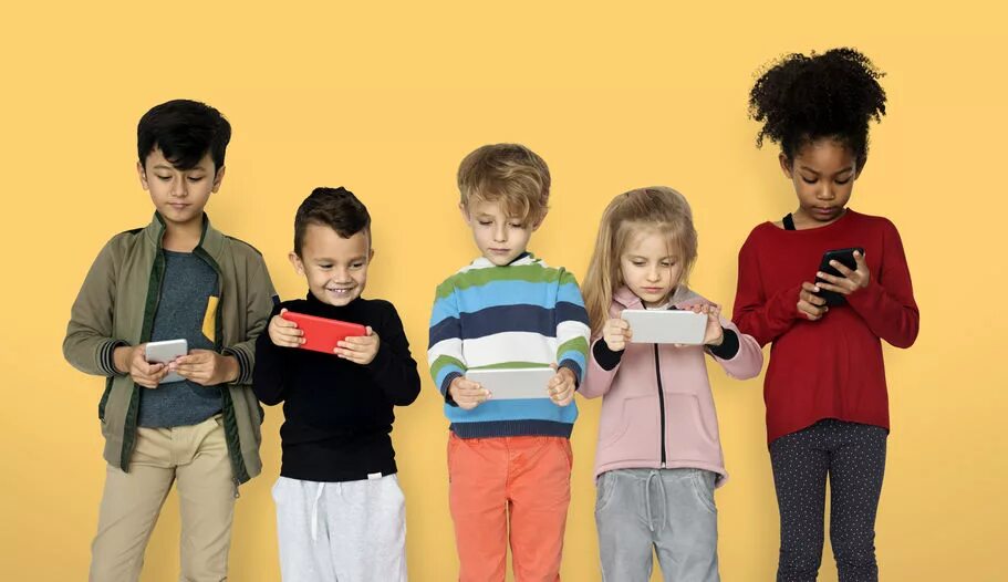 Child of media. Смартфон картинка для детей. use of social media and children. smart child. kids playing phone.