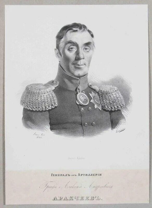 Аракчеев б м. Аракчеев портрет.
