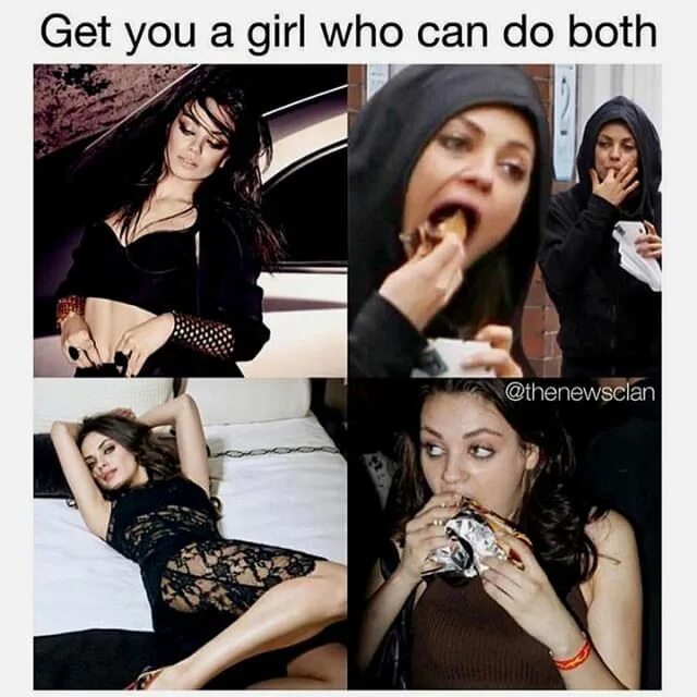 I can who can. Can do both мем. get you a girl who can do both. мем с милой кунис.