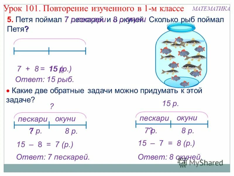 Математика 2 класс 101 урок. Обратные задачи на сравнение 1 класс. Составление обратной задачи. Как решаются обратные задачи. Обратные задачи 1 класс.