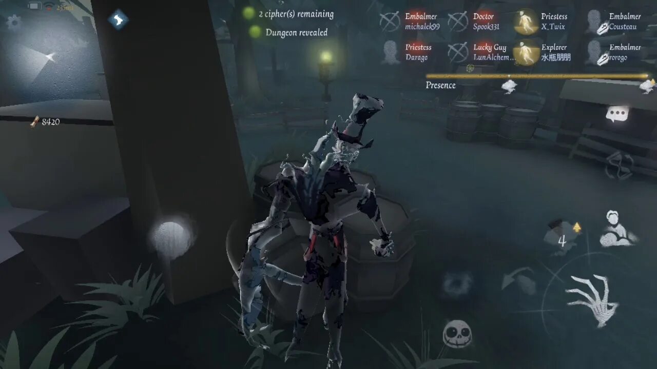 Hunt and hide. Identity v duo hunters карты. секретный монстр риппер в игре doors. arx anima.
