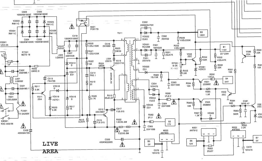 блок питания телевизора lg 42 схема. блок питания телевизора артель.
