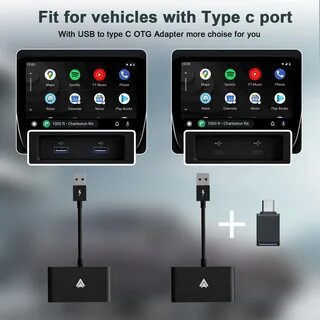 Беспроводной адаптер android auto для автомобилей