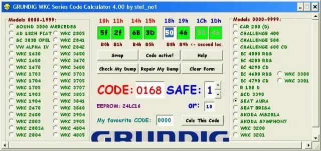 Калькулятор кодов по датам. Vw radio code calculator. программа для генерации кода магнитолы фольксваген. калькулятор магнитолы bosch. бесплатный калькулятор кодов для grundig.