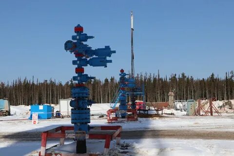 Куст газовых скважин