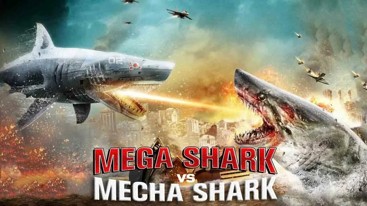 Акула против. Mega shark vs mecha shark. колос против мега акулы.