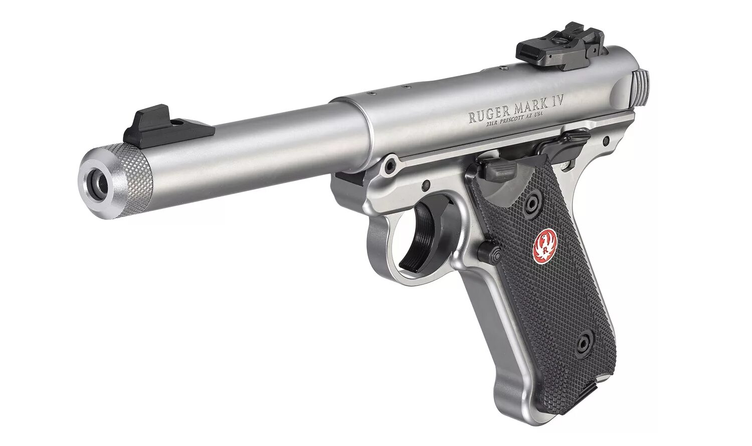 Ruger 22. Ruger mark iv 22/45 с глушителем.