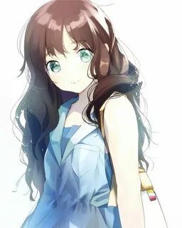 Brown hair green eyes