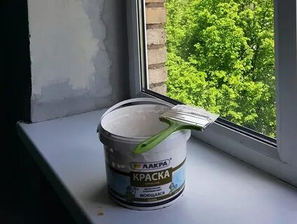 Краска для откосов окон внутри