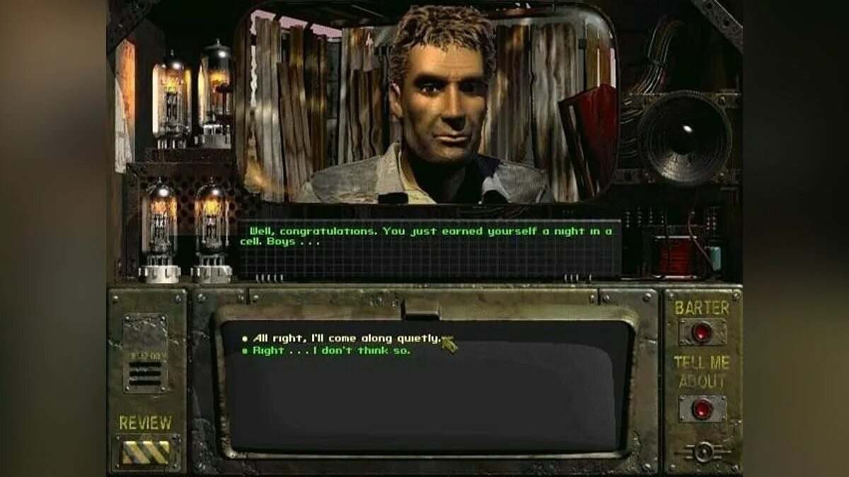 Fallout classics. Fallout 1 гизмо. джанктаун fallout 1. танди фоллаут 1. танди из fallout 1.