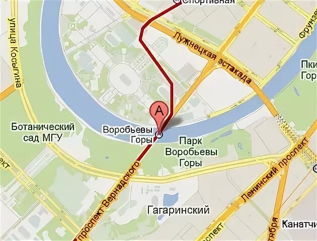 Какое метро на воробьевы горы