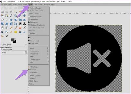 Gimp как сделать круглое изображение