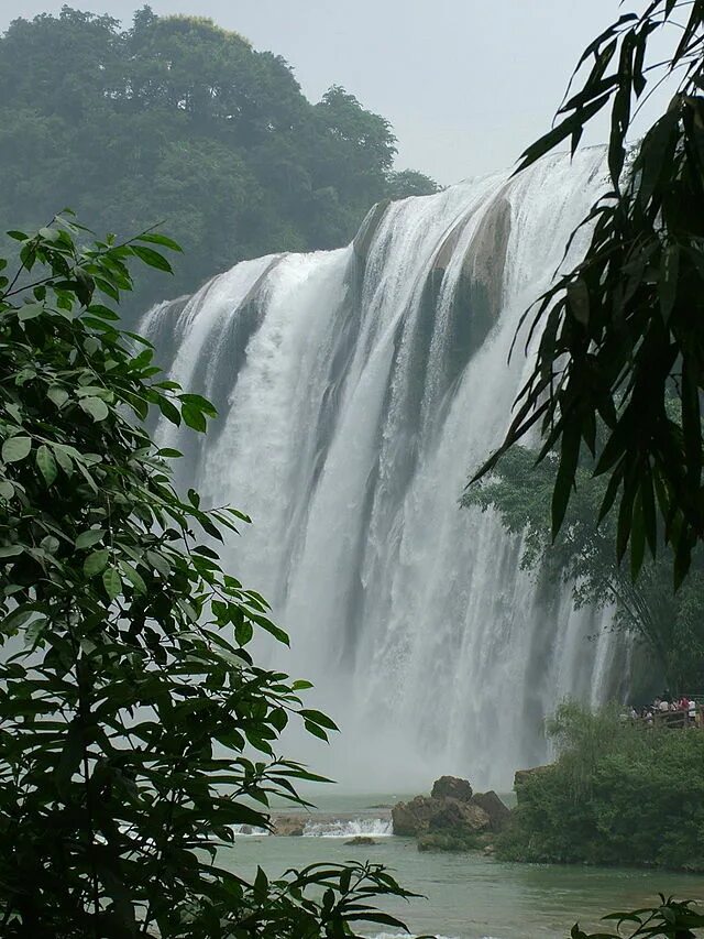 Hiker finds pipe feeding China's tallest waterfall