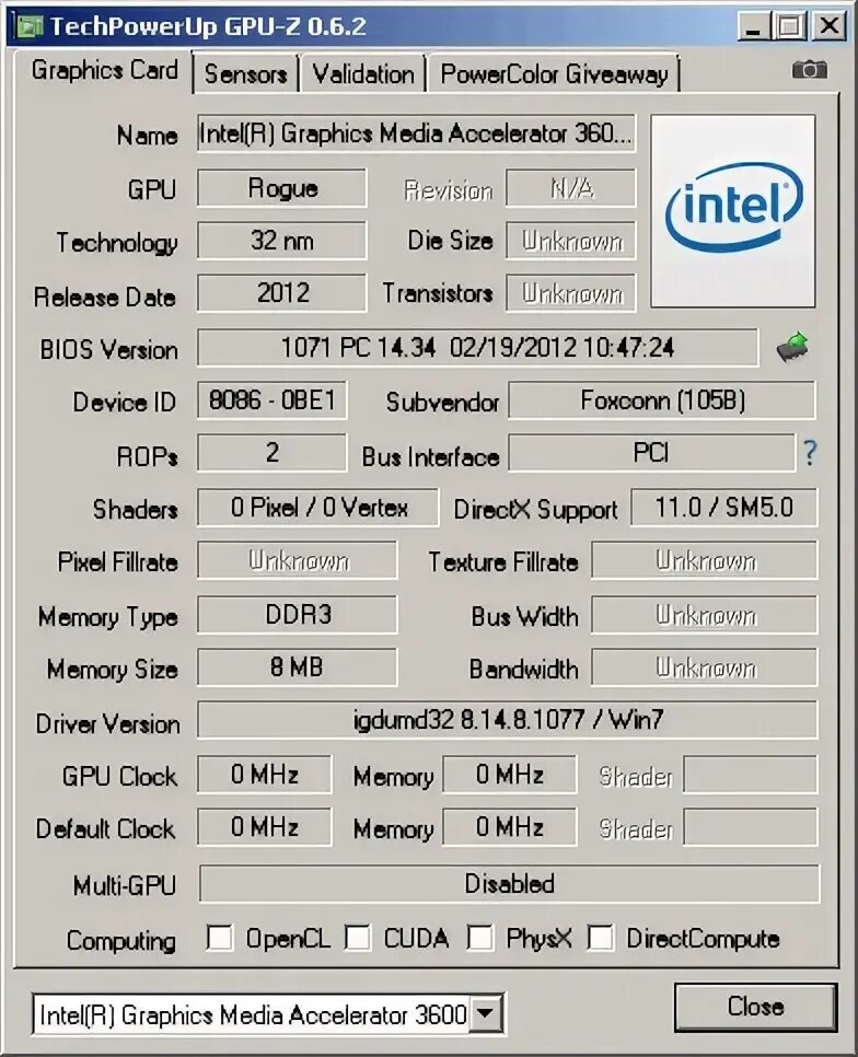 Graphics media accelerator 3600. Видеокарта Intel GMA 3600. CPU Z Intel Pentium g6950. Intel Graphics Media Accelerator 3600 Series. Intel g31 Express Graphics GPU Z.