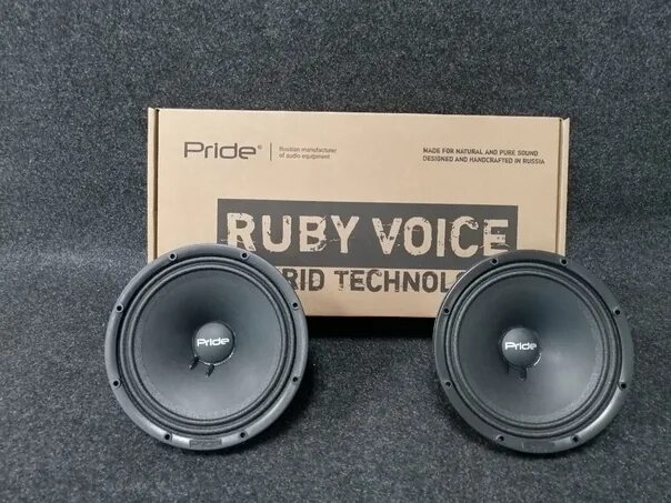 Ruby Voice 6,5" v.2 Размеры. Прайд руби 20
