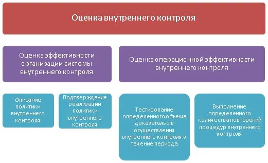 Оценка внутреннего контроля организации