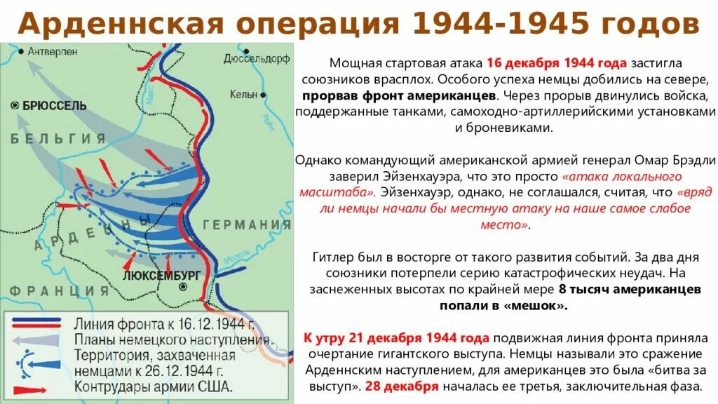 События войны 1944 года. Арденнская операция карта. Арденнская операция 1944 1945 карта. Арденнская операция 1914-1944. Наступление в Арденнах карта.