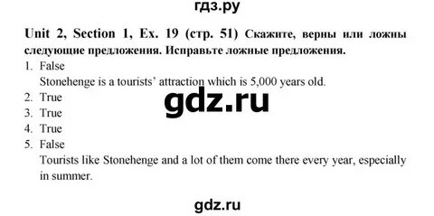 Английский язык 6 класс юнит 2