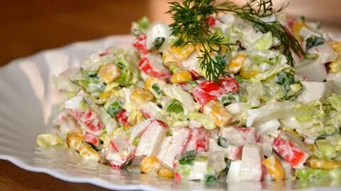 С чем сочетаются крабовые палочки