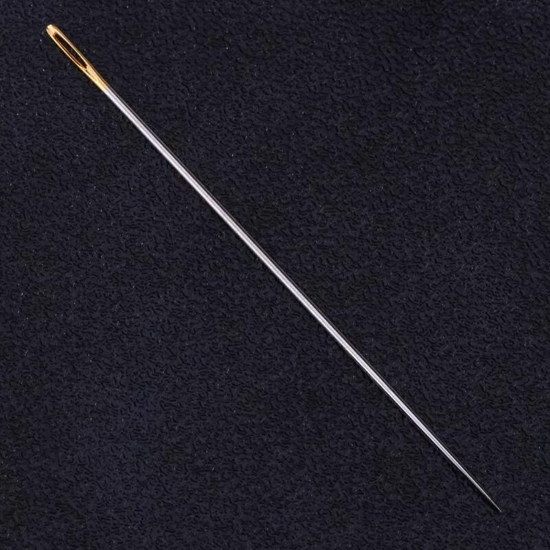 121294 иглы швейные №3-7 prym. Швейная игла. Длинная игла для шитья. Игла для вышивки крестиком. Игла острая с двух сторон.