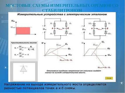 Элементы измерительных схем