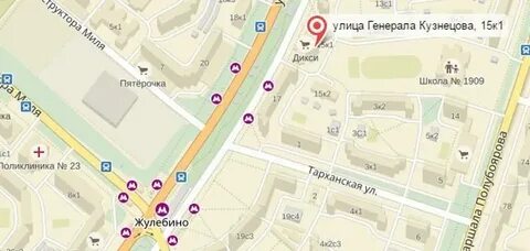 М жулебино