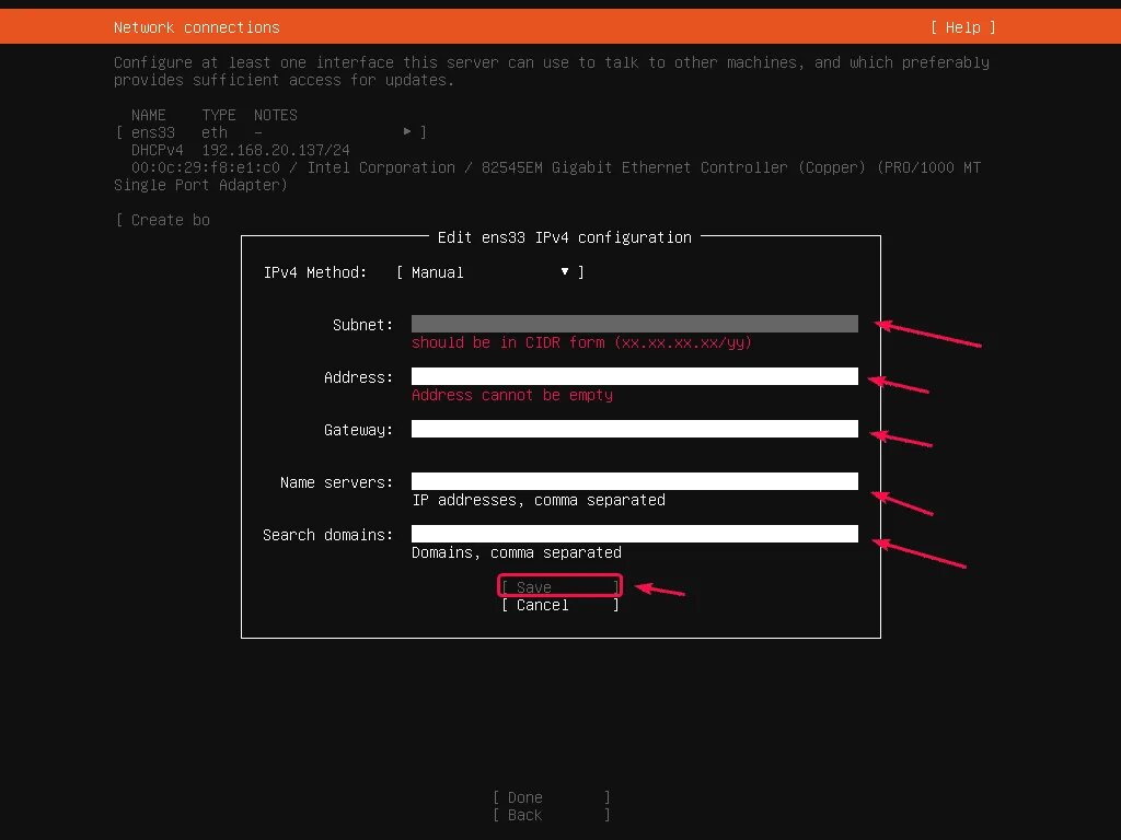 Сервер статики. Убунту сервер 20.04. linux сервер. убунту сервер subnet. подсеть ubuntu server.