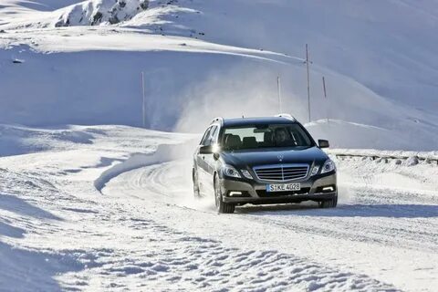 Зимний mercedes