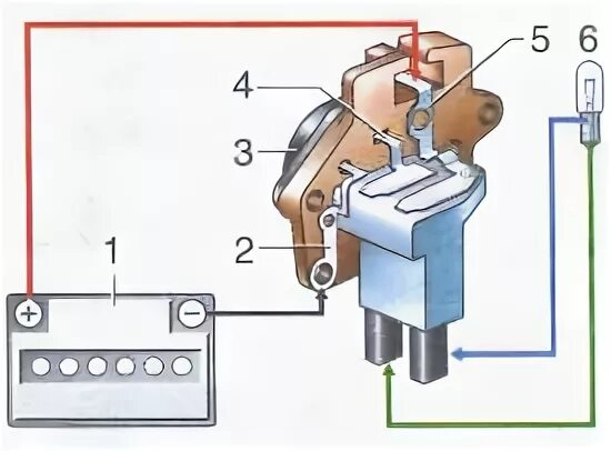 Как проверить регулятор напряжения ваз. Реле регулятор 2126 Ода. Генератор 37.3701 регулятор напряжения. Проверка реле регулятора генератора ВАЗ 2110. Схема генератора ИЖ 2126.