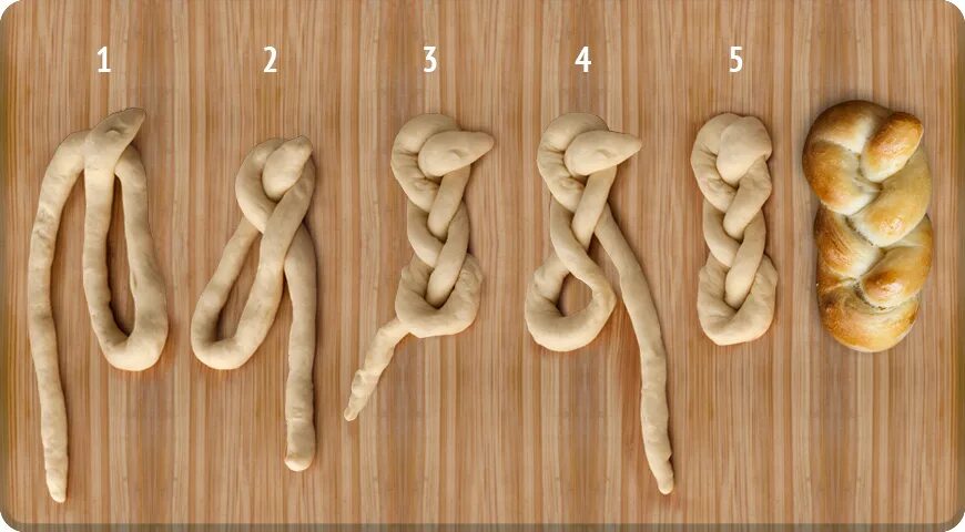 жгут из теста. жгутики из теста. маленькие жгуты из теста. плетенка из теста. плетение халы из теста.