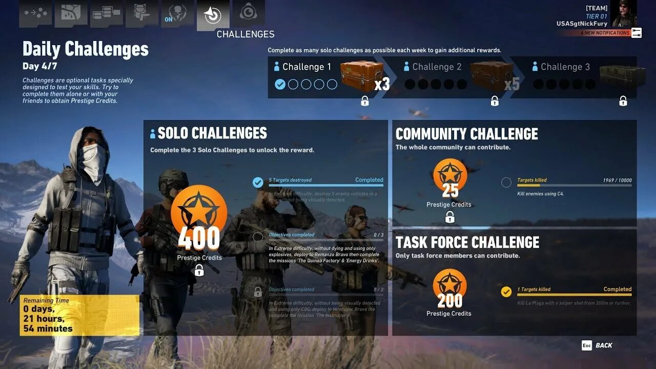 Wildlands Daily_Challenges. Difficulty extreme. Daily Challenge. Daily Challenges Fortnight. Kill complete