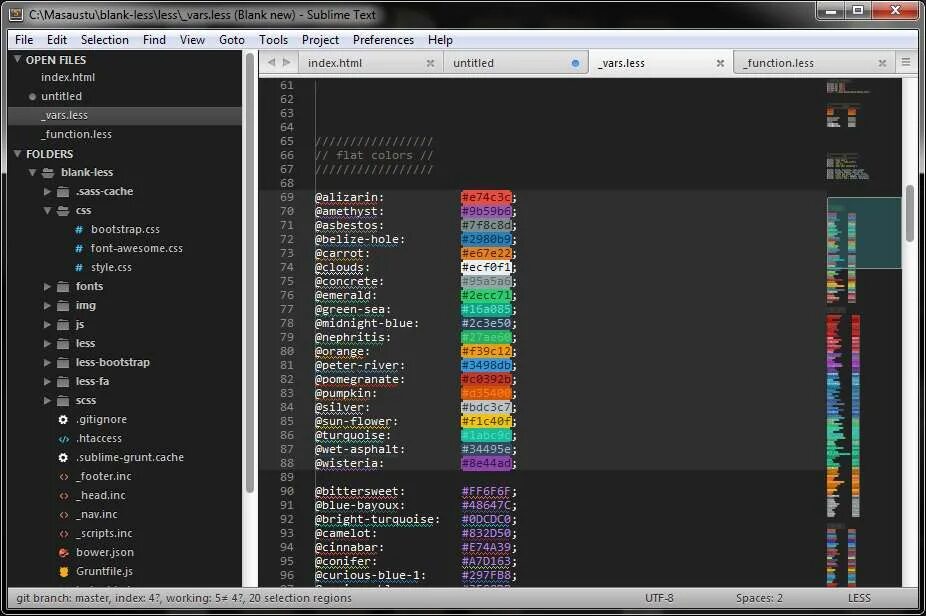 Sublime цвет. Sublime text. изменить цвет текста. hex коды цветов.