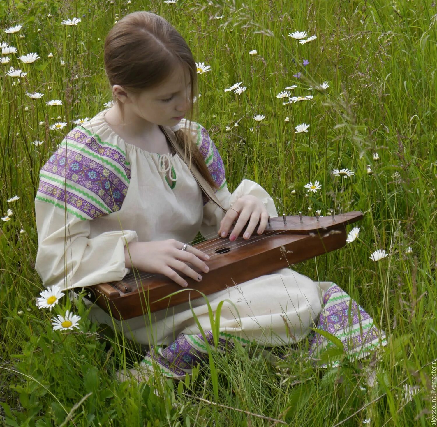 Песни гусляров. Славянские музыкальные инструменты.