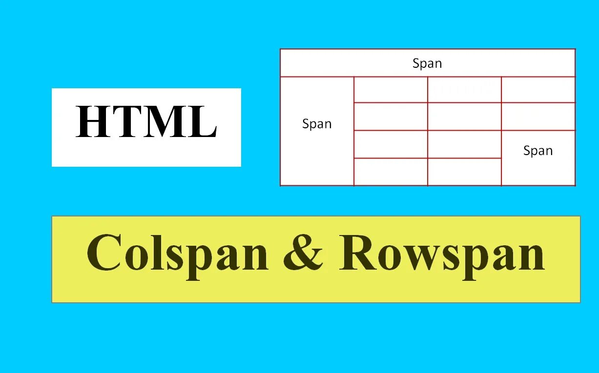 Атрибут colspan. Атрибут colspan