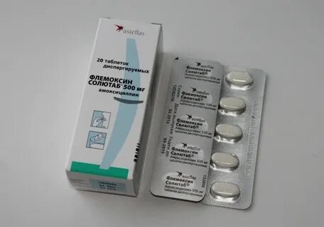 Детский антибиотик от горла