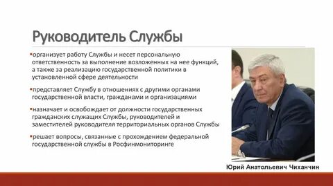 Руководитель государственной статистики