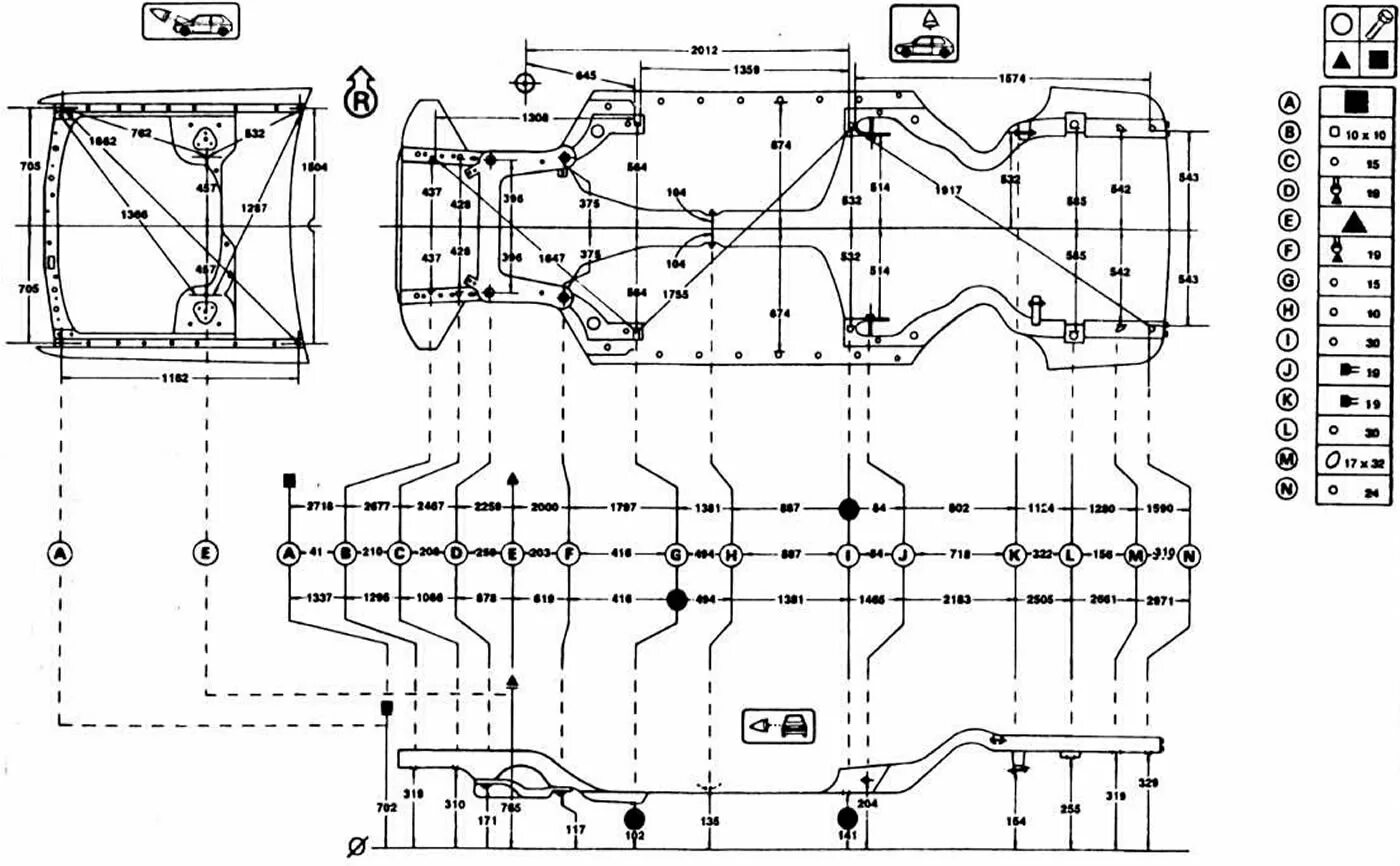Audi 80 b2 чертежи. Геометрия кузова ауди 100 с4 quatro. Контрольные точки c. Контрольные точки геометрии кузова ваз 2107. Контрольные точки c.