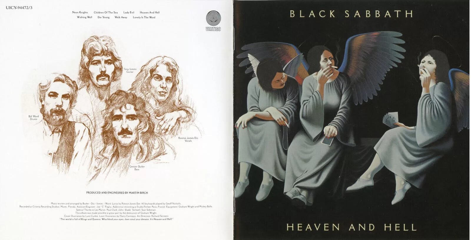 Хевен энд хелл. 1980 Heaven and Hell. Black Sabbath Heaven and Hell обложка. Black Sabbath 1980. Black Sabbath обложка с ангелом.