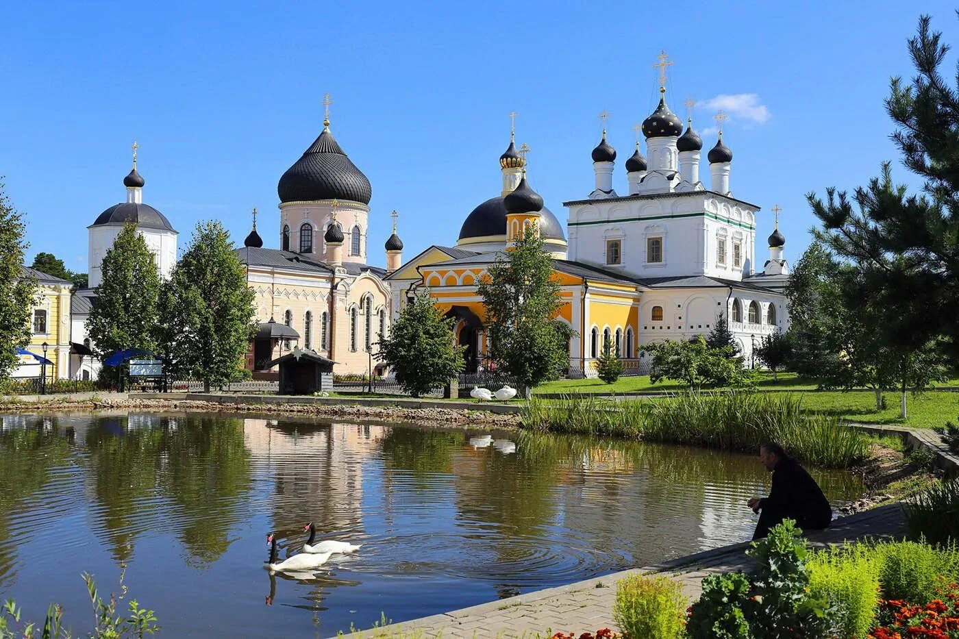 Подмосковном чехове. Монастырь Вознесенская Давидова пустынь. Чехов монастырь Давидова пустынь. Давидова пустынь Вознесенская Церковь. Новый быт монастырь Давидова пустынь.