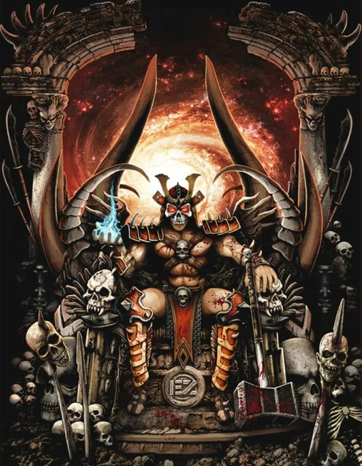 Император мортал комбат. Мортал комбат Shao Kahn. Император Шао Кан мортал комбат. Шао Кан на троне. Трон Шао Кана.