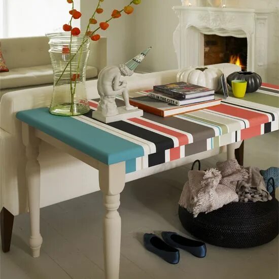 Just a Coffee Table? No Way - This is Art. #SPiTchallenge Refurbished furniture,