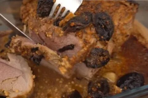 Рецепт мясо свинины с черносливом